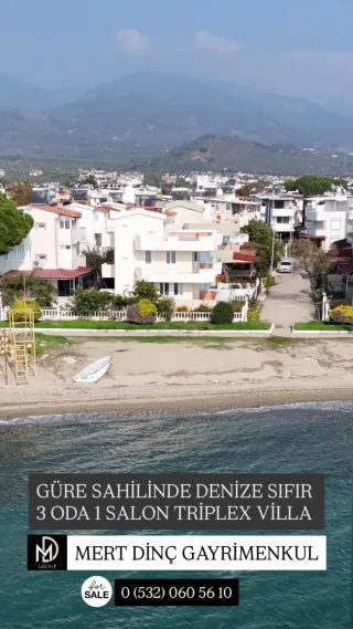DENİZE SIFIR GÜRENİN YALISI 3+1 TRİPLEX VİLLA - Görsel 1