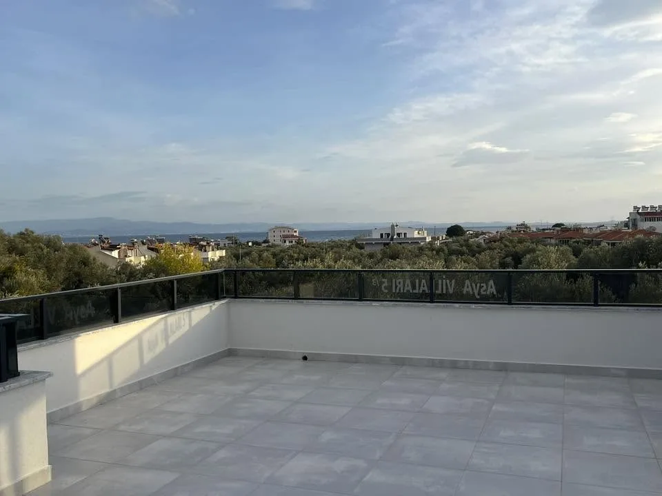 NARLIDA 4+1 ÇOK KULLANIŞLI DENİZE 450 METRE MESAFEDE VİLLA - Görsel 44