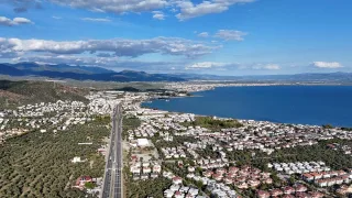 GÜRE SAHİLDE 650 METREKARE KÖŞE PARSEL DENİZ MANZARALI %15 İMARLI ARSA - Görsel 9