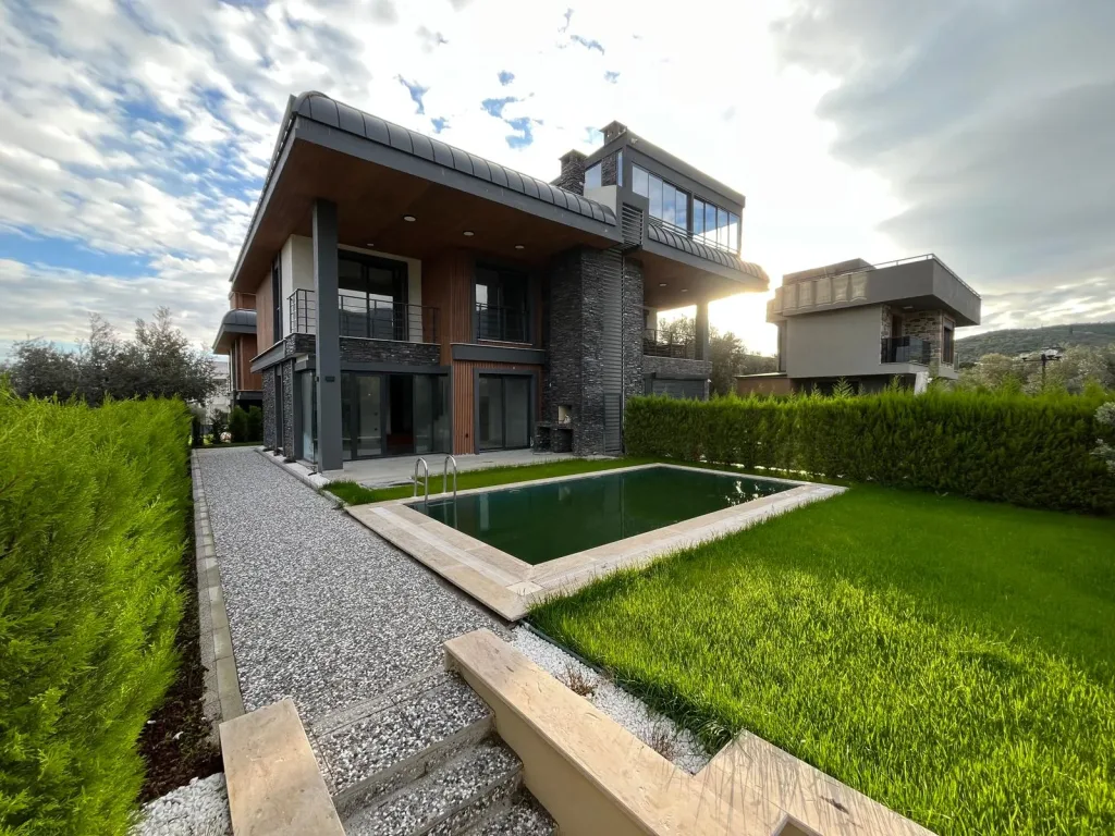GÜREDE OTELLER BÖLGESİNDE ULTRA LÜX HAVUZLU 4+1 TRİPLEX HAVUZLU VİLLA - Görsel 19