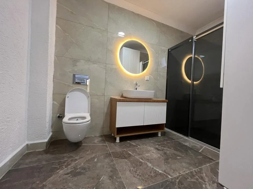 NARLIDA 4+1 ÇOK KULLANIŞLI DENİZE 450 METRE MESAFEDE VİLLA - Görsel 23