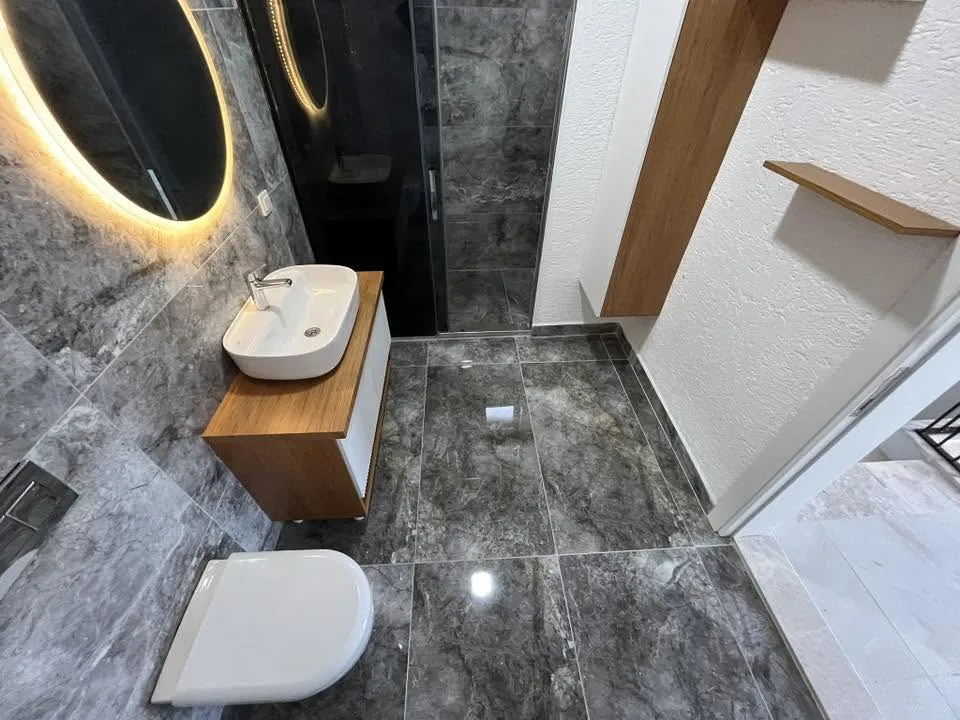 NARLIDA 4+1 ÇOK KULLANIŞLI DENİZE 450 METRE MESAFEDE VİLLA - Görsel 35