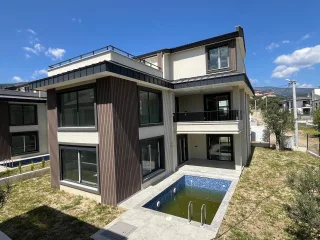 GÜRE OTELLER BÖLGESİNDE TAM BAĞIMSIZ MÜSTAKİL 4+1 LOFT TRİPLEX VİLLA - Görsel 42